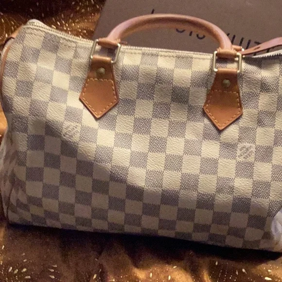 Louis Vuitton Damier Azur Speedy 25 - Picture 2 of 8